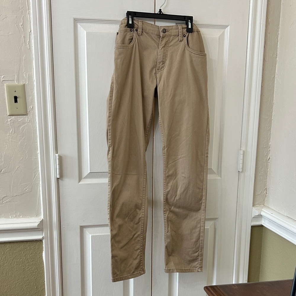 Levi's 511 Slim Boys Beige/Tan uniform pants Size 18
